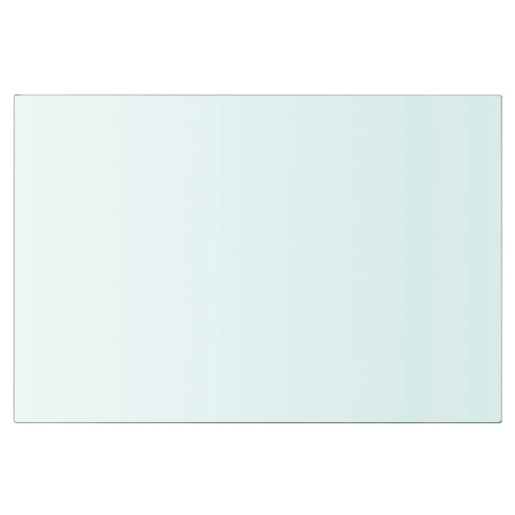 Mensole in Vetro Trasparente 2 pz 30x15 cm - homemem39