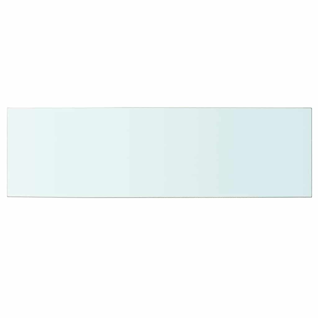 Mensole in Vetro Trasparente 2 pz 100x30 cm | homemem39