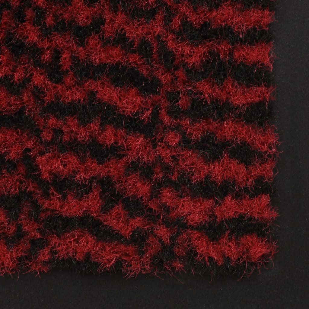Tappeti Antipolvere 2 pz Rettangolari Trapuntati 40x60 cm Rossi | homemem39