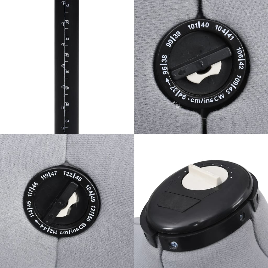 Manichino Femminile Regolabile Grigio Taglia L 44-50 | homemem39