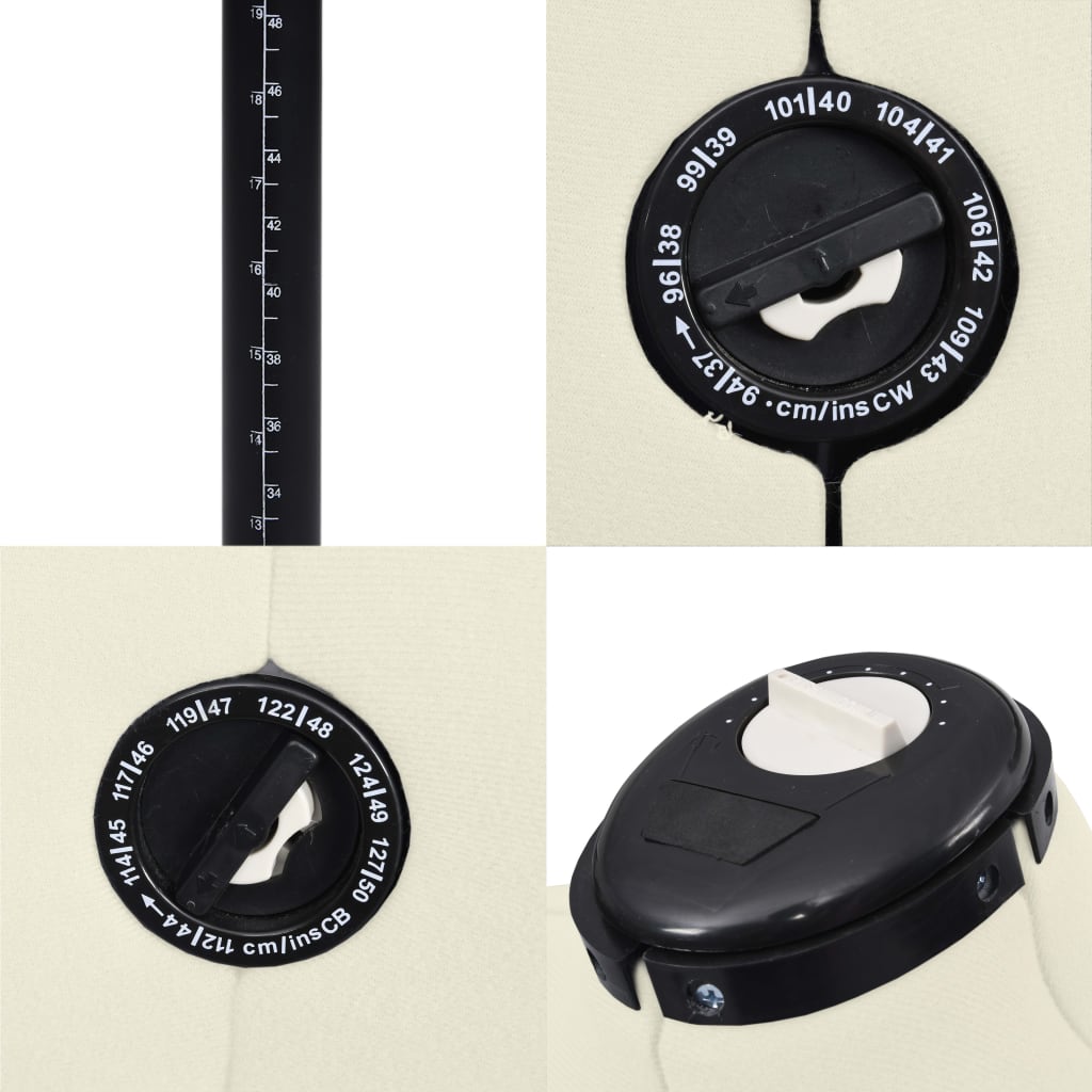 Manichino Femminile Regolabile Crema Taglia L 44-50 | homemem39