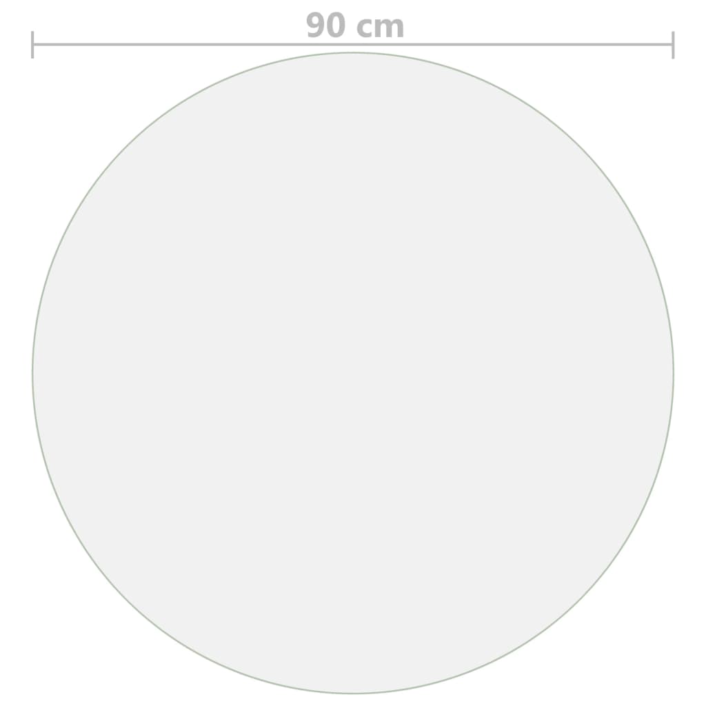 Protezione Tavolo Opaca Ø 90 cm 2 mm in PVC - homemem39