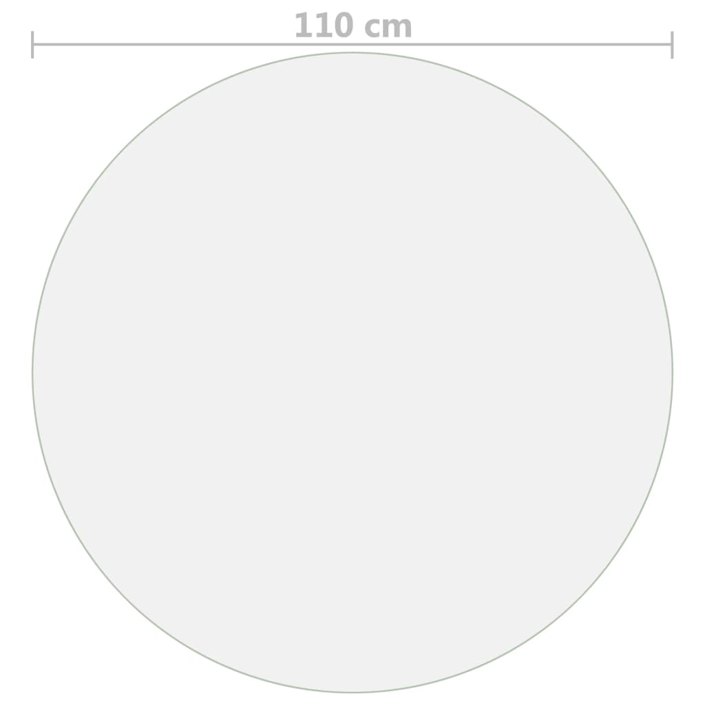 Protezione Tavolo Opaca Ø 110 cm 1,6 mm PVC | homemem39
