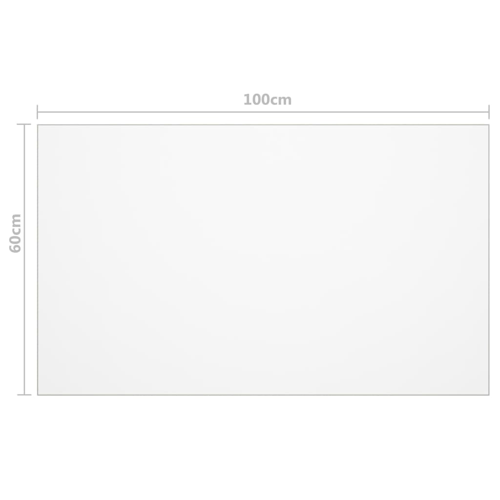 Protezione Tavolo Opaca 100x60 cm 1,6 mm PVC | homemem39
