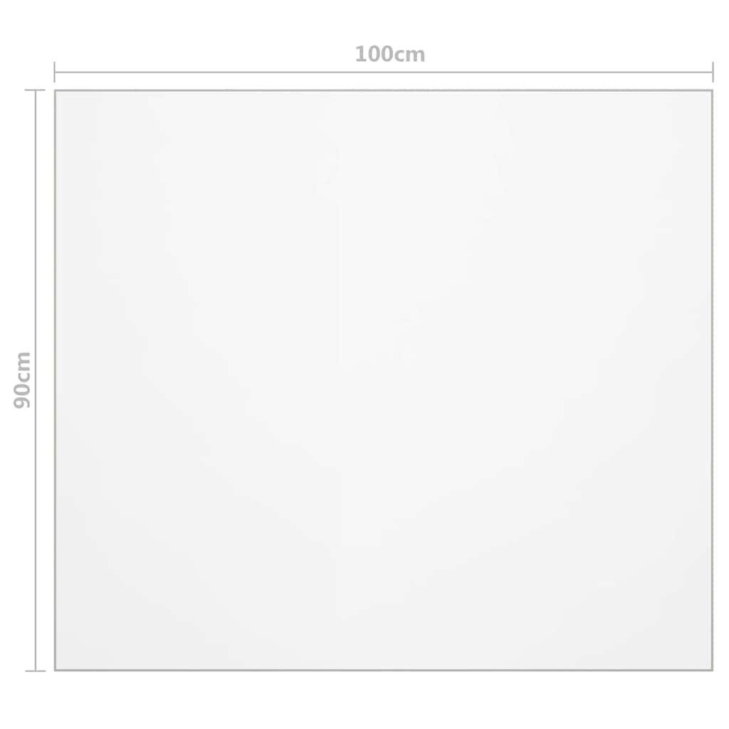Protezione Tavolo Trasparente 100x90 cm 1,6 mm PVC