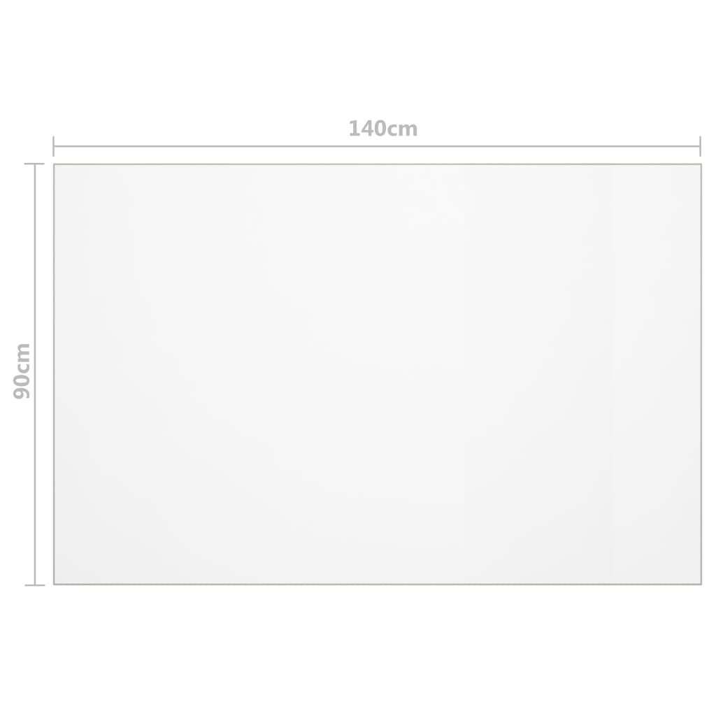 Protezione Tavolo Opaca 140x90 cm 1,6 mm PVC | homemem39