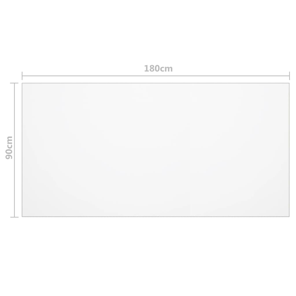 Protezione Tavolo Opaca 180x90 cm 1,6 mm PVC | homemem39