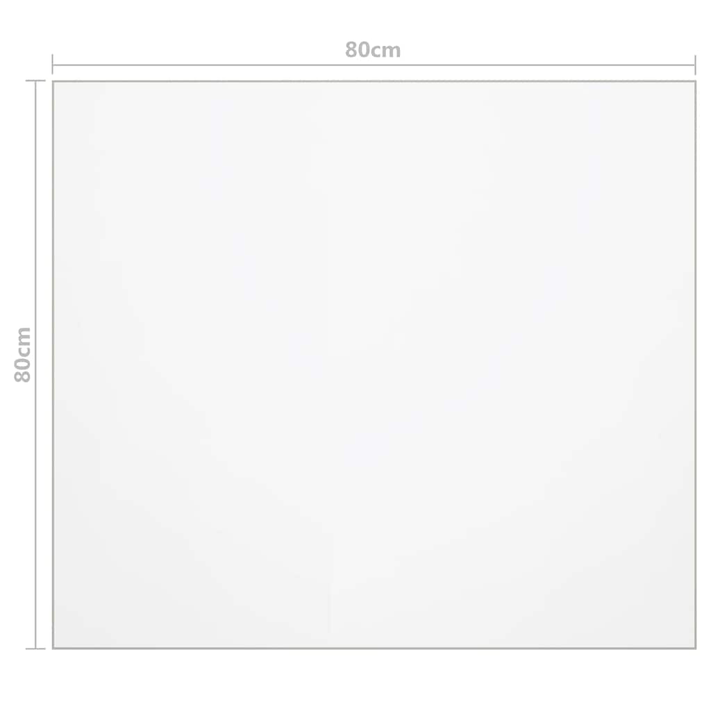 Protezione Tavolo Opaca 80x80 cm 1,6 mm PVC | homemem39