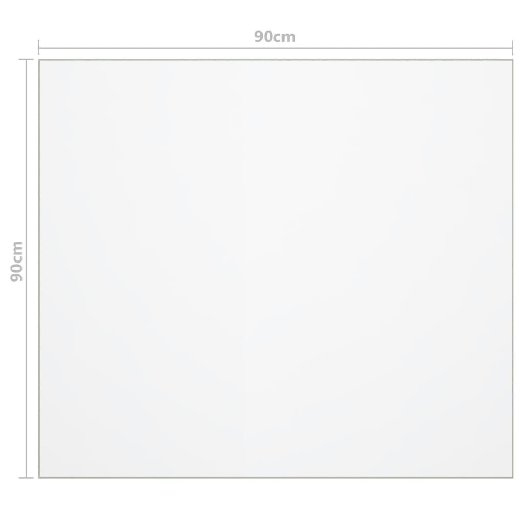 Protezione Tavolo Opaca 90x90 cm 1,6 mm PVC | homemem39