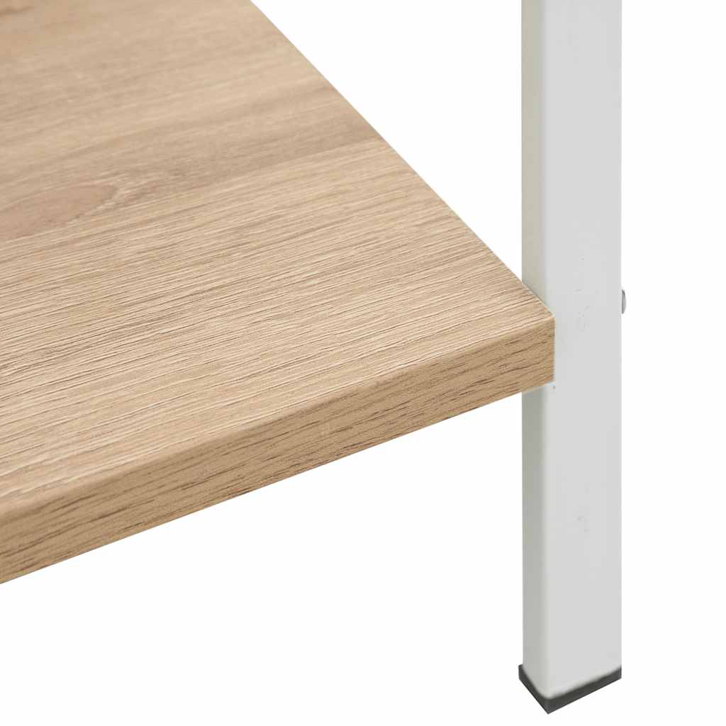 Scaffale Libri 5 Ripiani Rovere 60x27,6x158,5 Legno Multistrato | homemem39