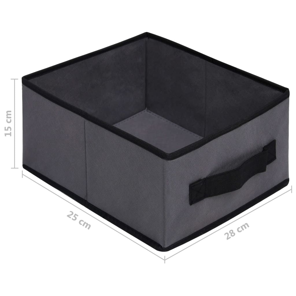 Armadietto con 6 Cassetti 55x29x55 cm Grigio in Acciaio | homemem39
