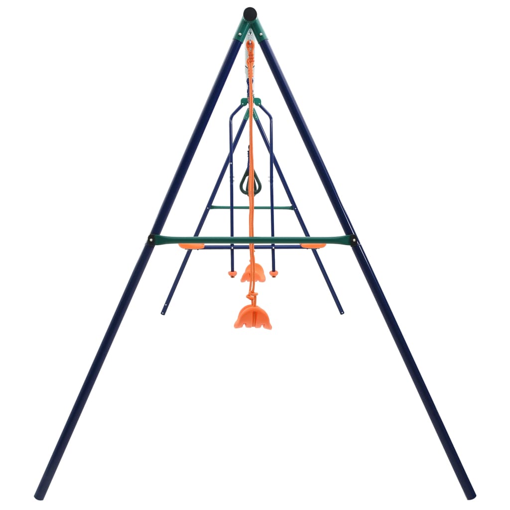 Set Altalene con Anelli per Ginnastica e 4 Sedili in Acciaio - homemem39
