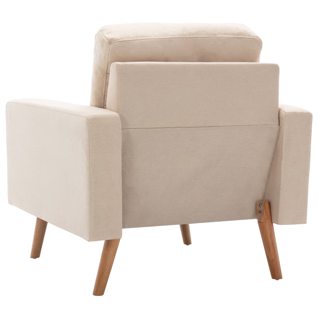 Poltrona Crema in Tessuto - homemem39