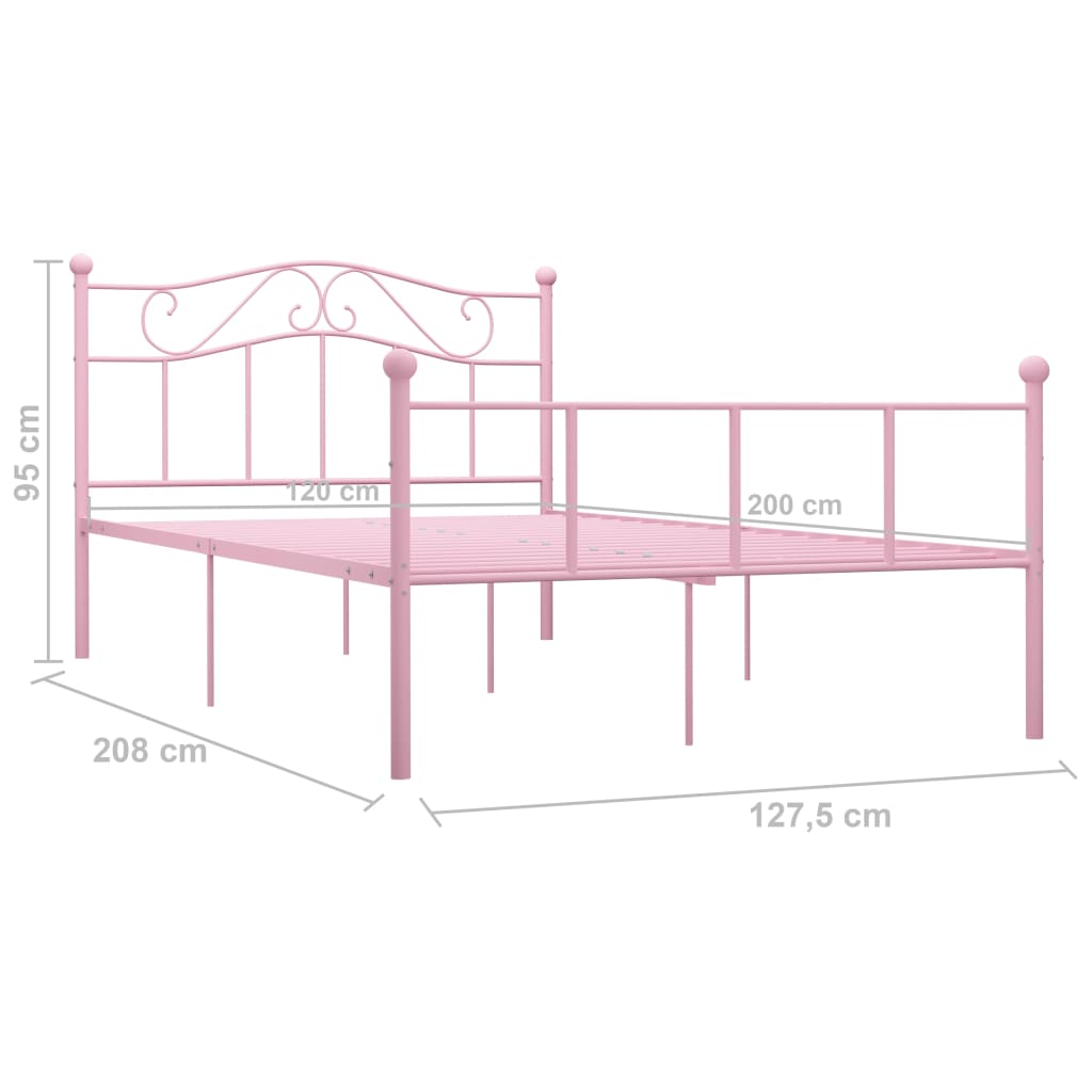 Giroletto Rosa in Metallo 120x200 cm | homemem39