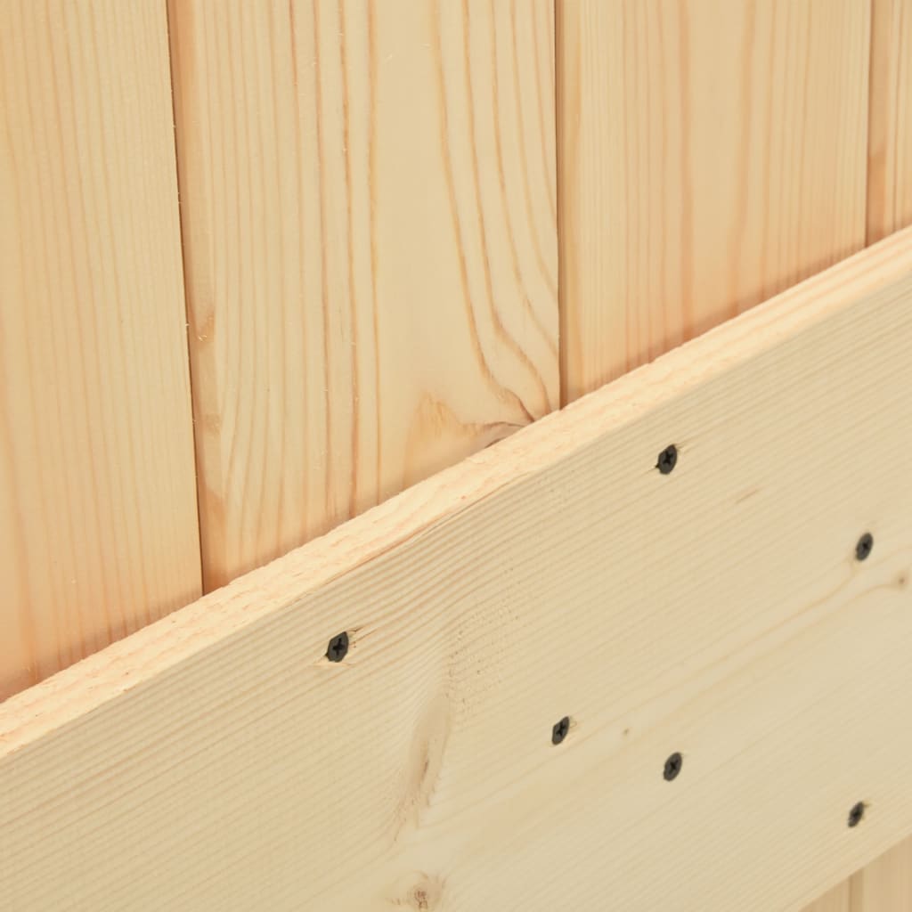Porta 90x210 cm in Legno Massello di Pino - homemem39