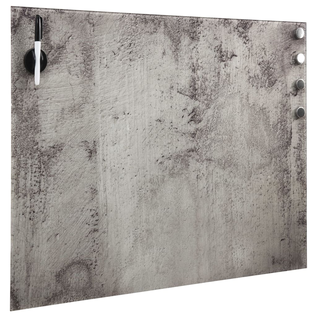 Lavagna Magnetica a Parete in Vetro 40x40 cm - homemem39