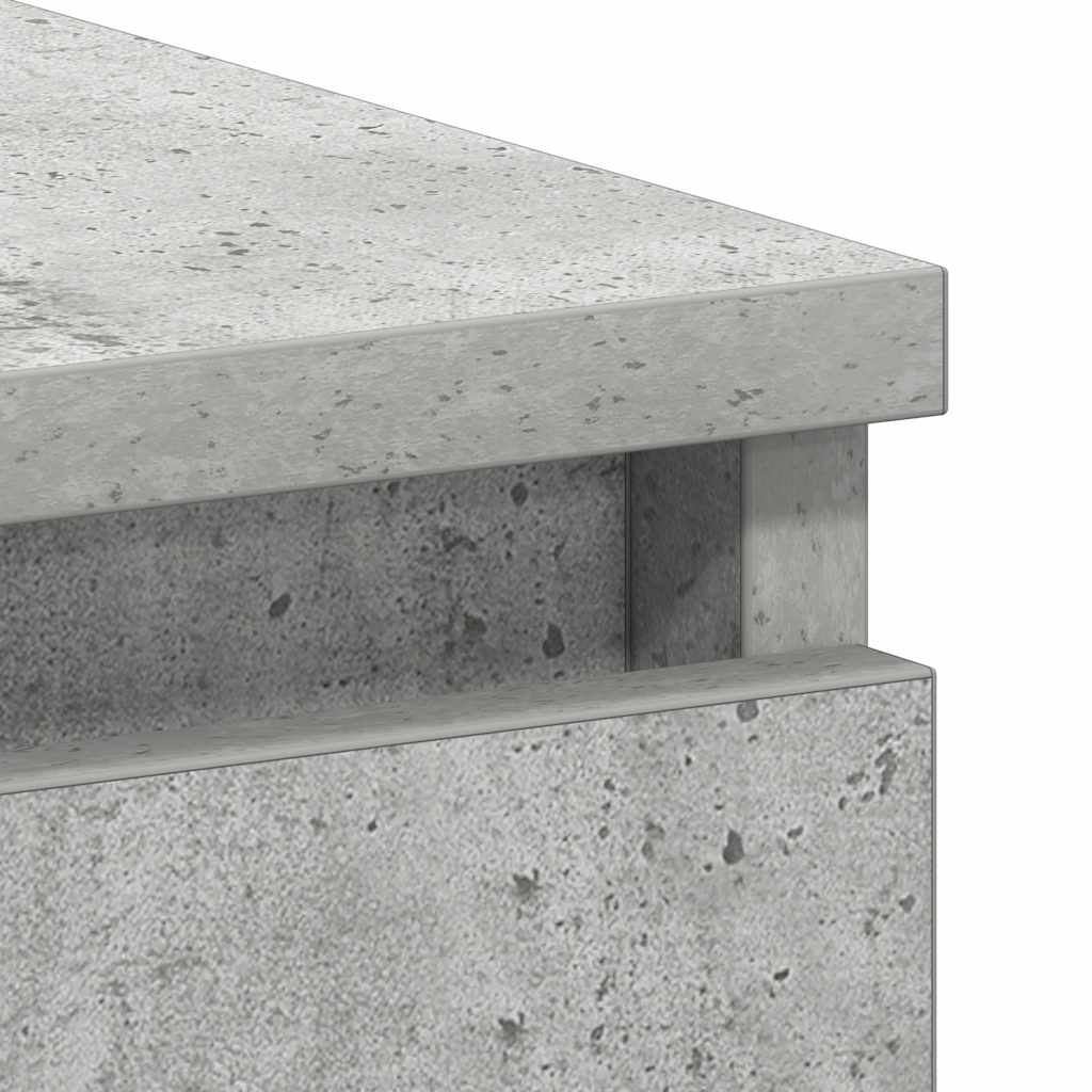 Scrivania Grigio Cemento 90x45x76 cm in Legno Multistrato - homemem39
