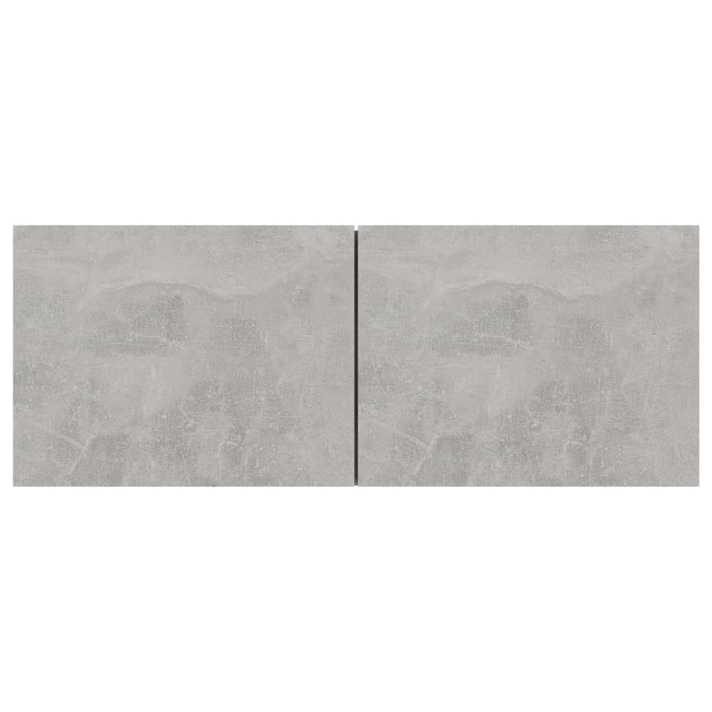 Mobile Porta TV Grigio Cemento 80x30x30 cm in Legno Multistrato - homemem39