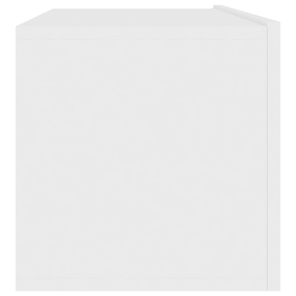 White TV Cabinet 100x30x30 cm in Multilayer Wood