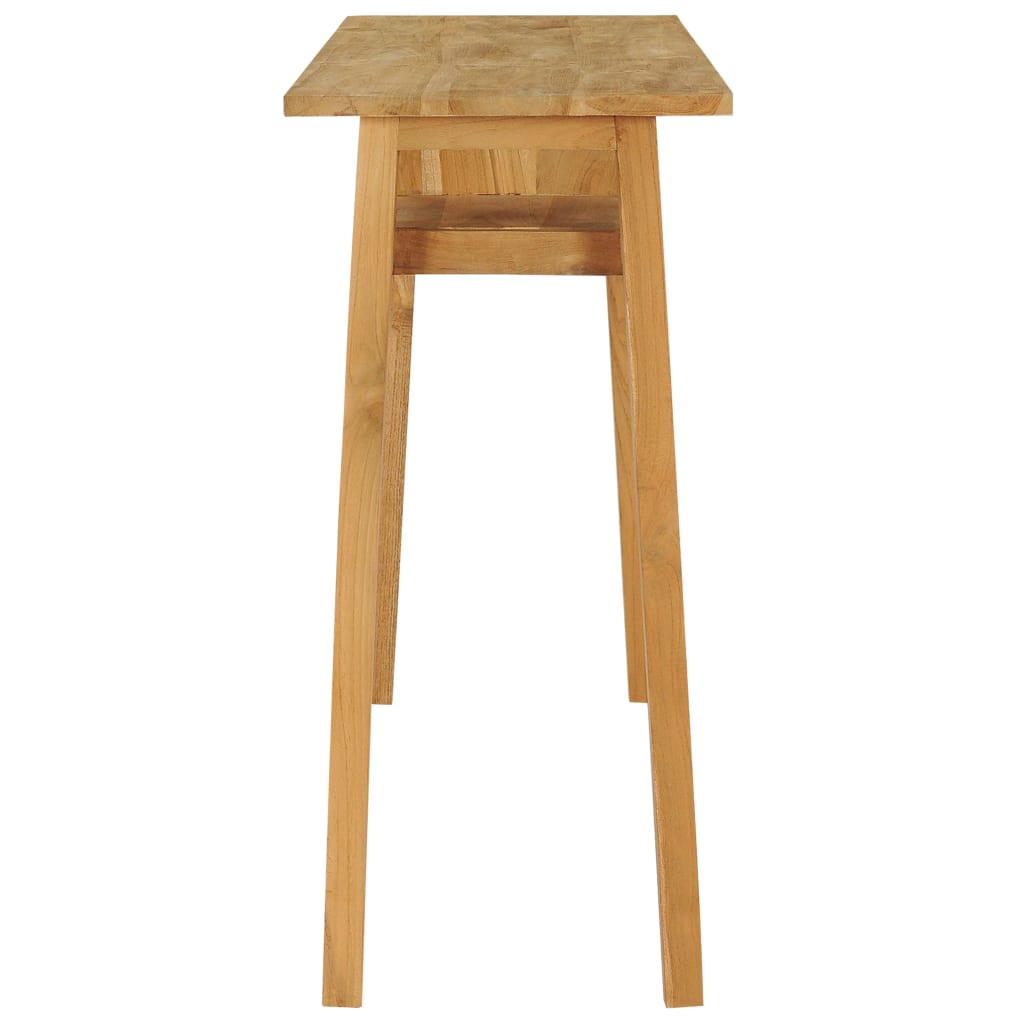 Tavolo Consolle 120x35x75 cm in Legno Massello di Teak - homemem39