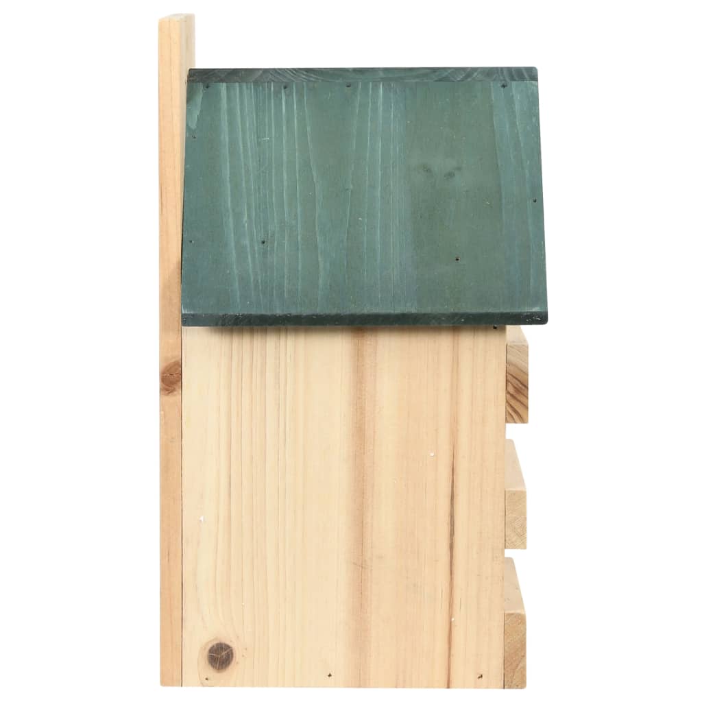 Casette per Uccelli 4 pz 23x19x33 cm in Legno di Abete - homemem39