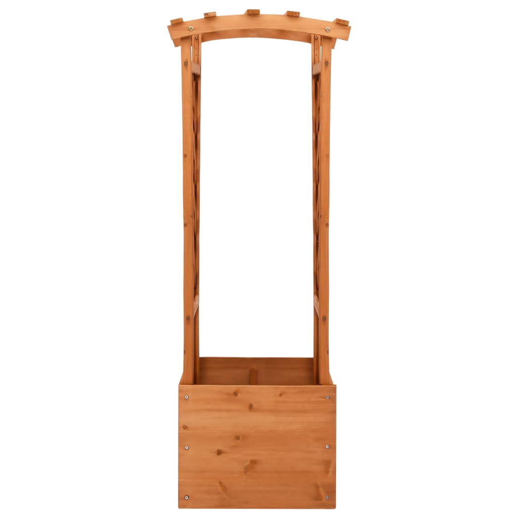 Fioriera a Traliccio con Arco 49x39x130 cm in Legno di Abete - homemem39