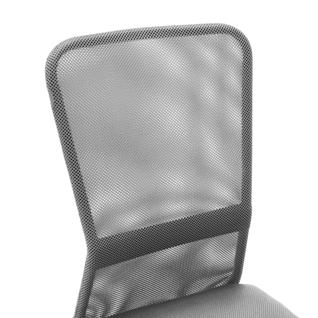 Sedia da Ufficio Grigia 44x52x100 cm in Tessuto a Rete - homemem39
