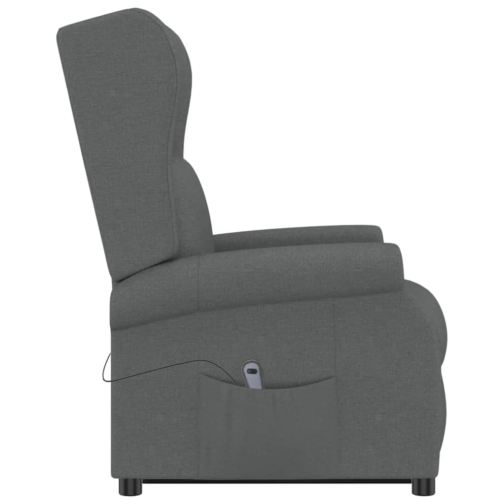 Poltrona Alzapersona in Tessuto Grigio Scuro - homemem39