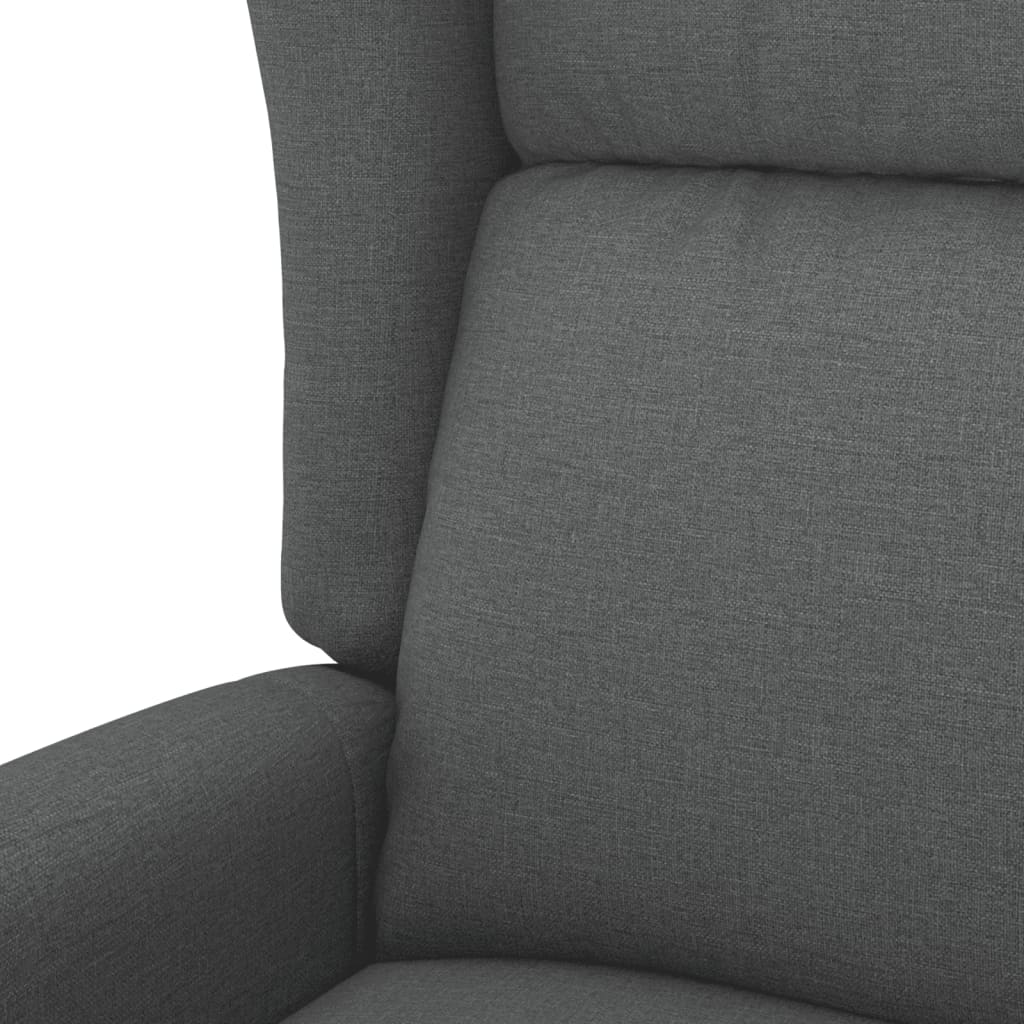 Poltrona Alzapersona in Tessuto Grigio Scuro - homemem39