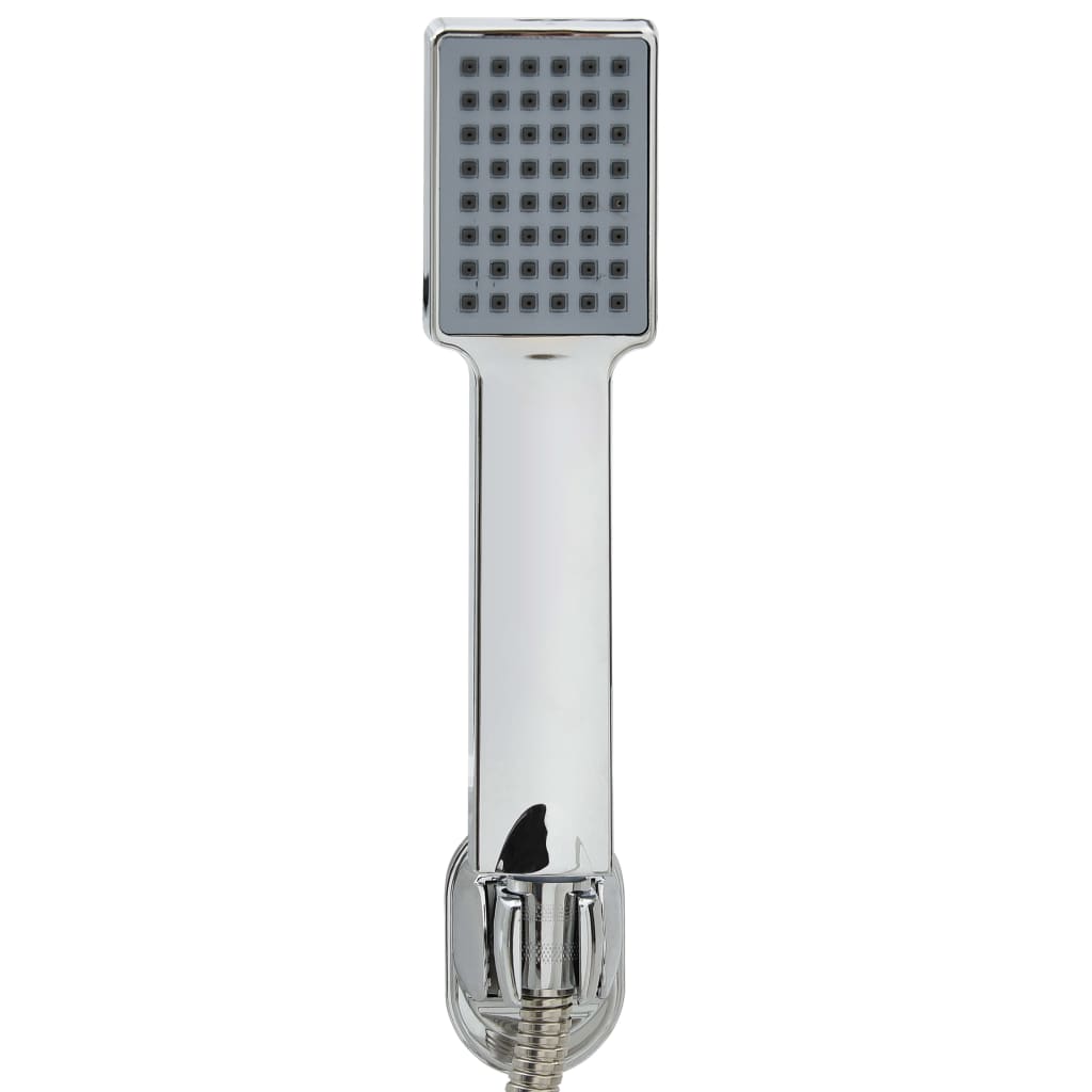 Soffione Doccia Manuale con Tubo 1,5 m Cromato - homemem39