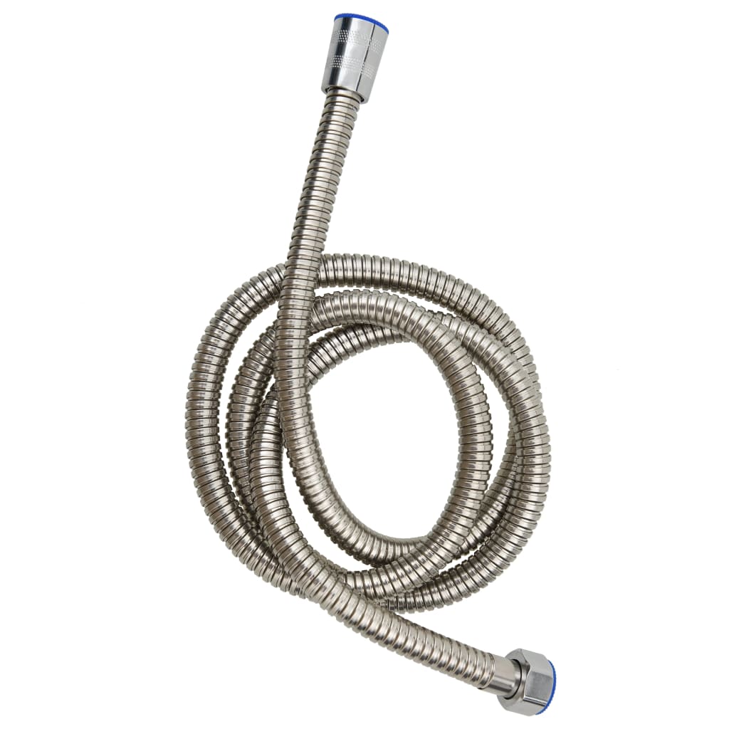 Soffione Doccia Manuale con Tubo 1,5 m Cromato - homemem39