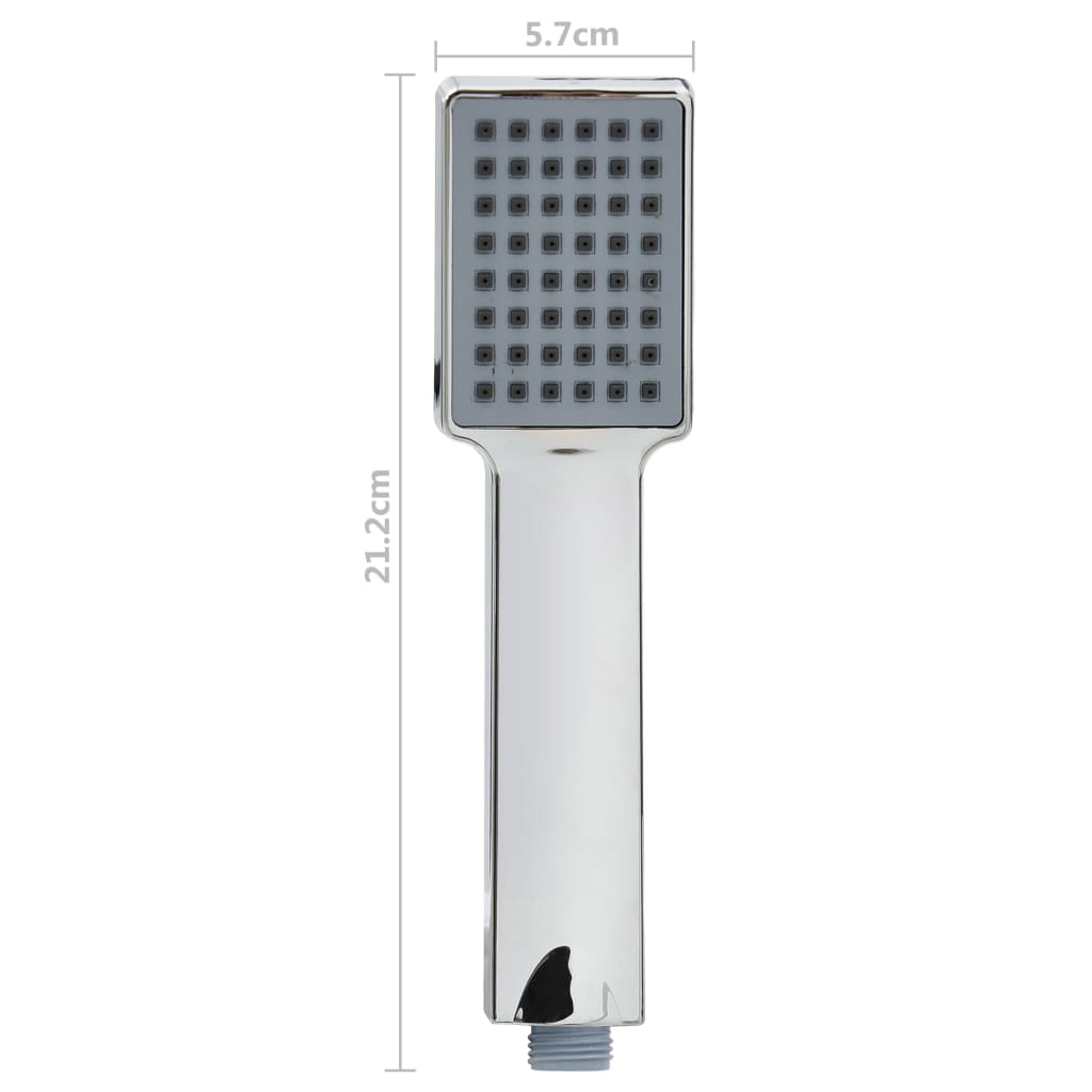 Soffione Doccia Manuale con Tubo 1,5 m Cromato - homemem39