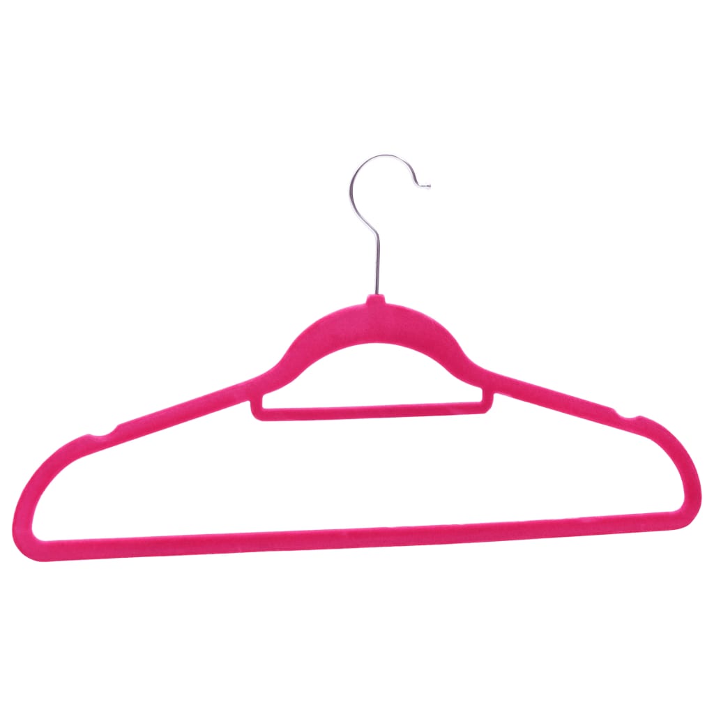 Set Appendiabiti 100 pz Antiscivolo Rosa in Velluto - homemem39
