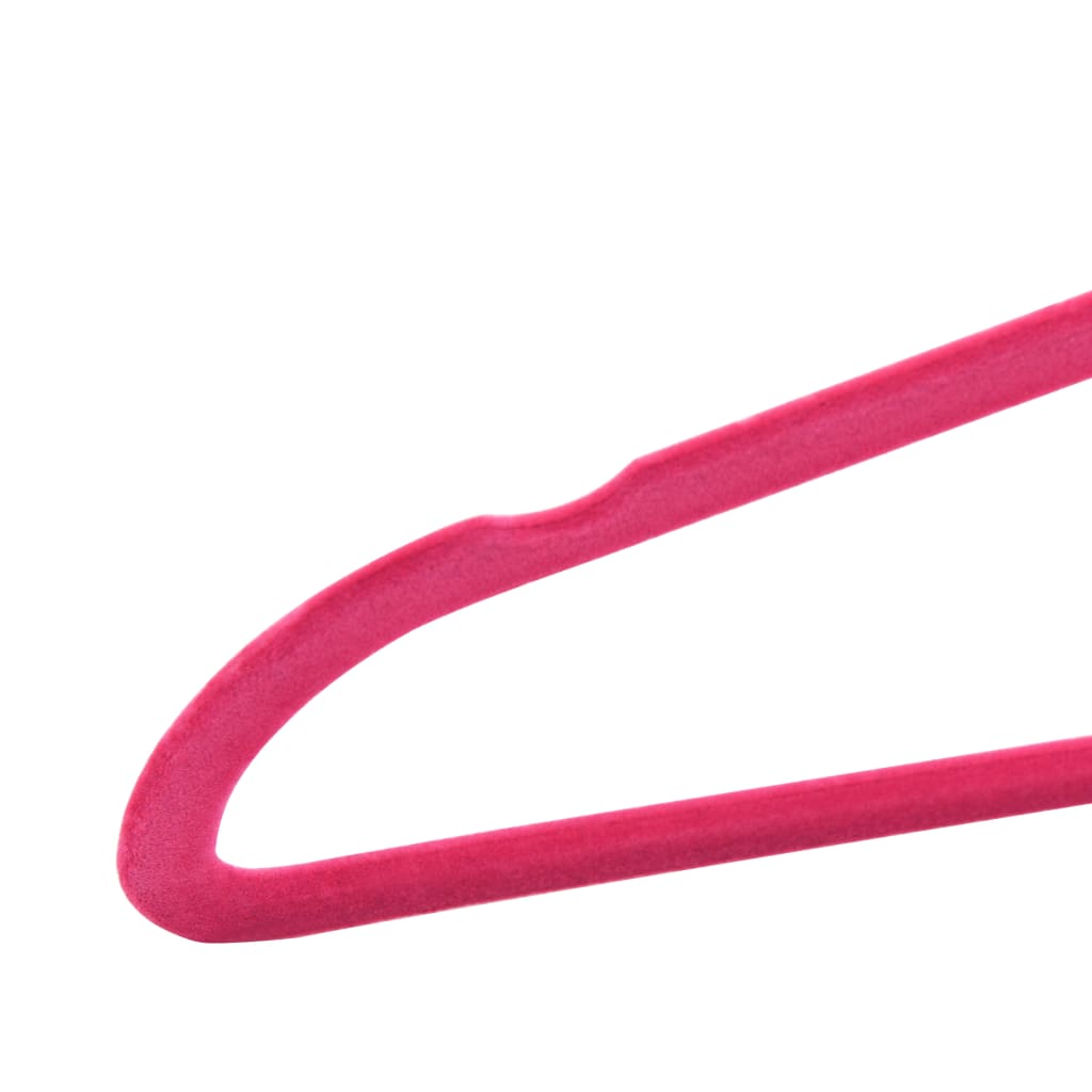 Set Appendiabiti 100 pz Antiscivolo Rosa in Velluto - homemem39