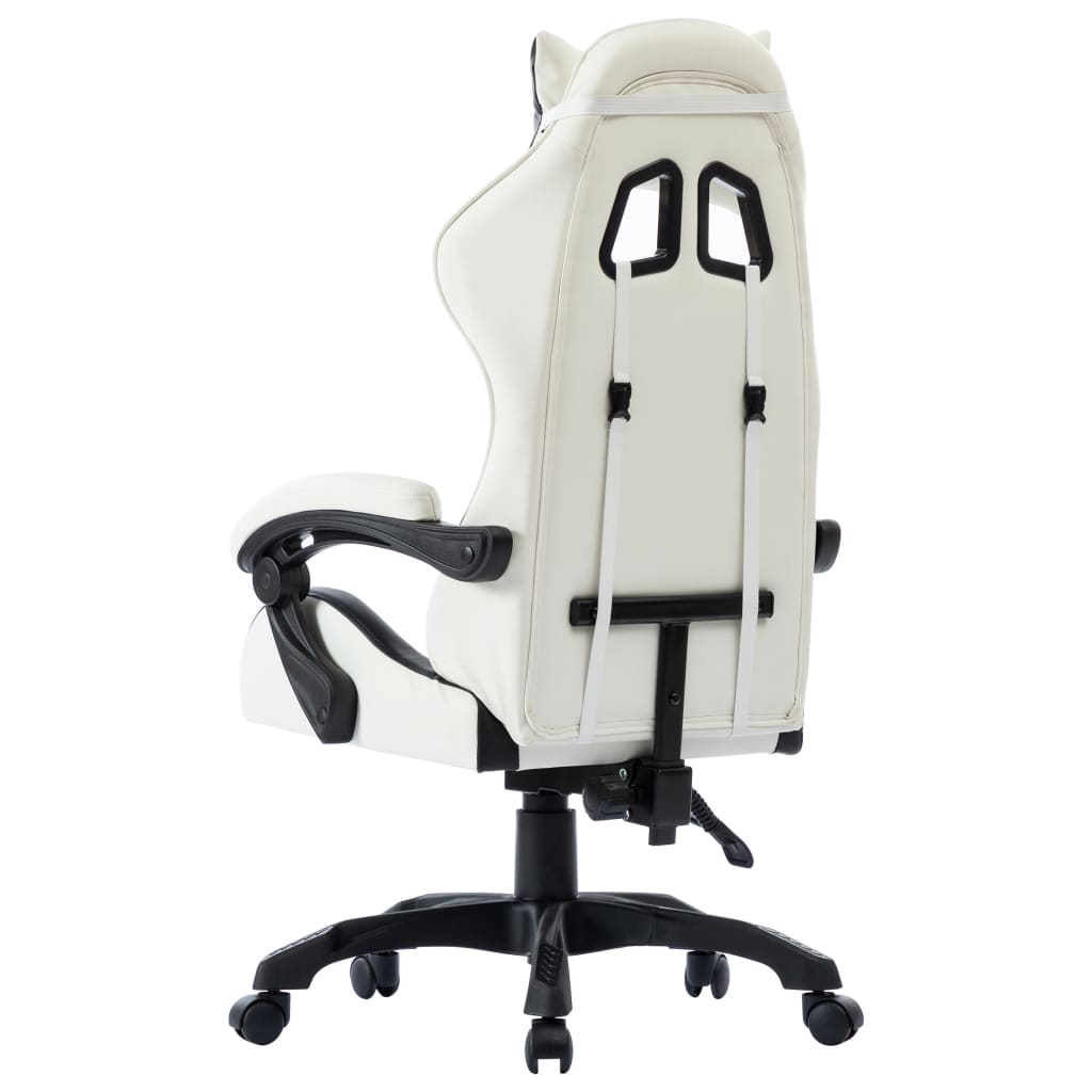 Sedia da Gaming Nera in Similpelle - homemem39