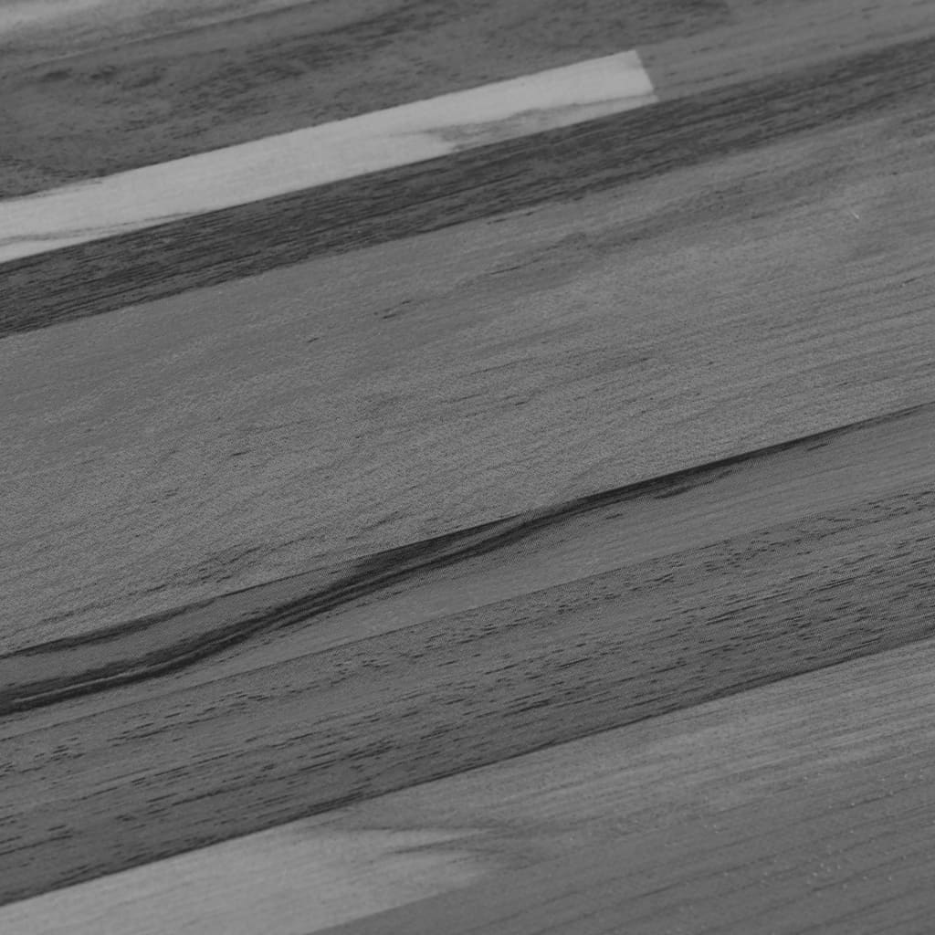 Listoni Pavimento in PVC 4,46m² 3mm Autodesivi Grigio a Strisce - homemem39