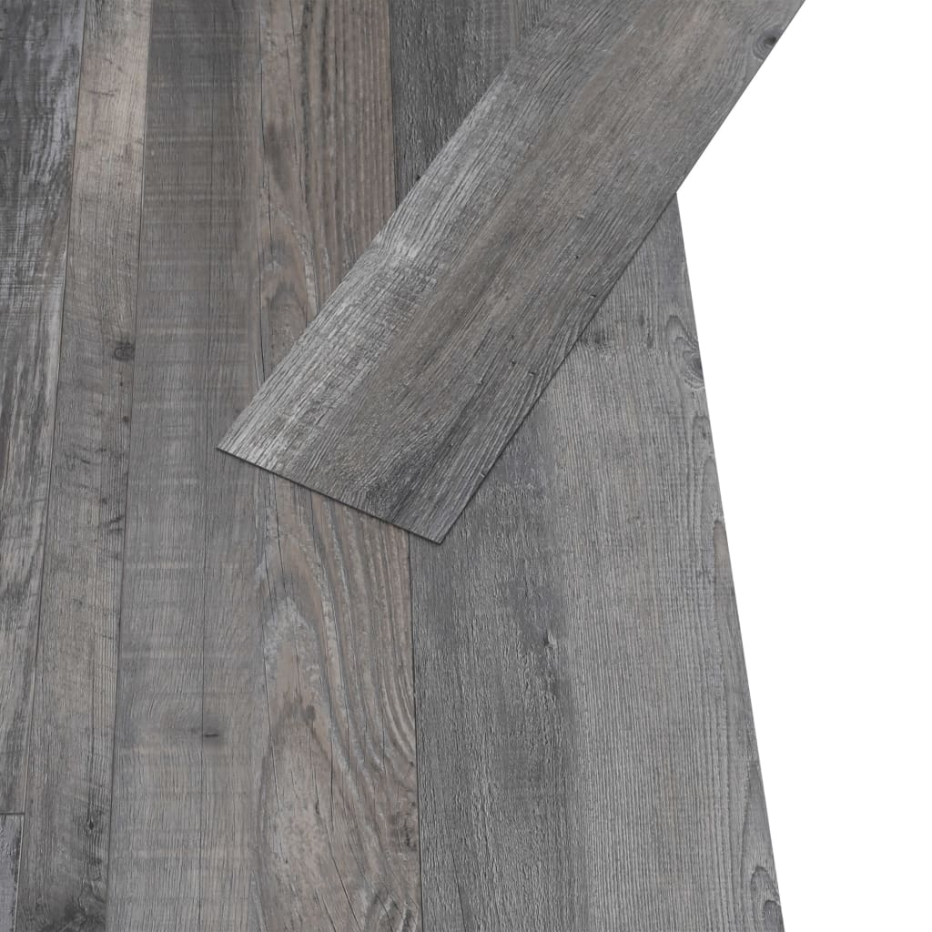 Listoni Pavimento PVC 4,46 m² 3 mm Autodesivi Legno Industriale - homemem39