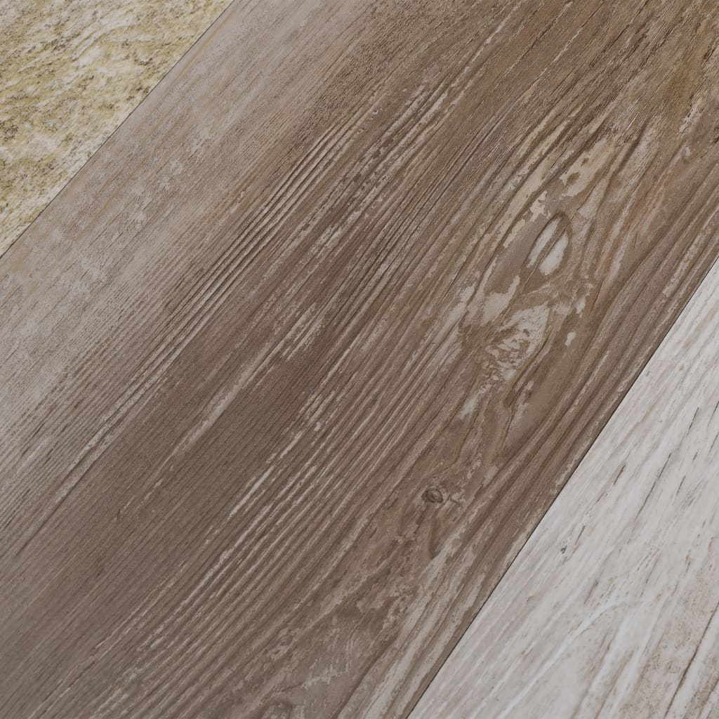 Listoni Pavimento PVC 5,02 m² 2 mm Autoadesivi Legno Slavato - homemem39