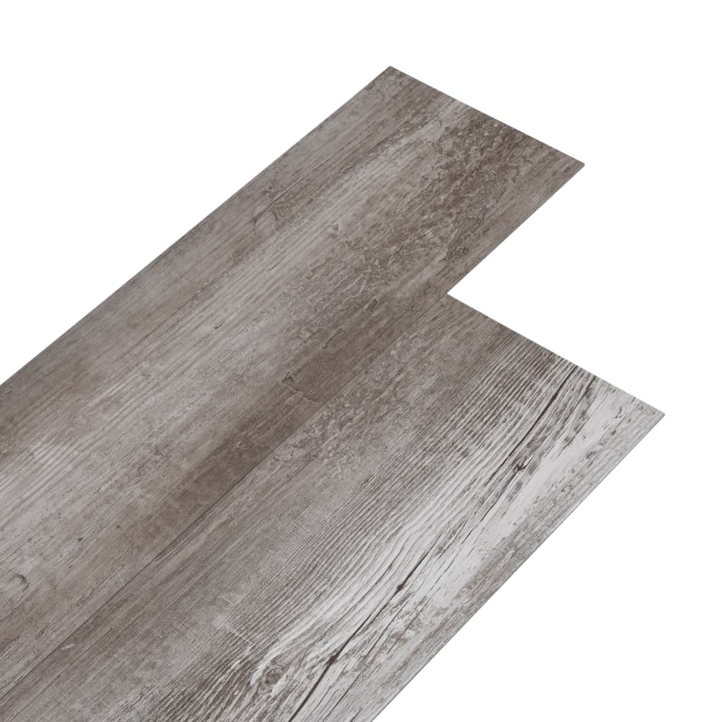 Listoni Pavimento in PVC 5,02 m² 2 mm Autoadesivi Legno Marrone - homemem39