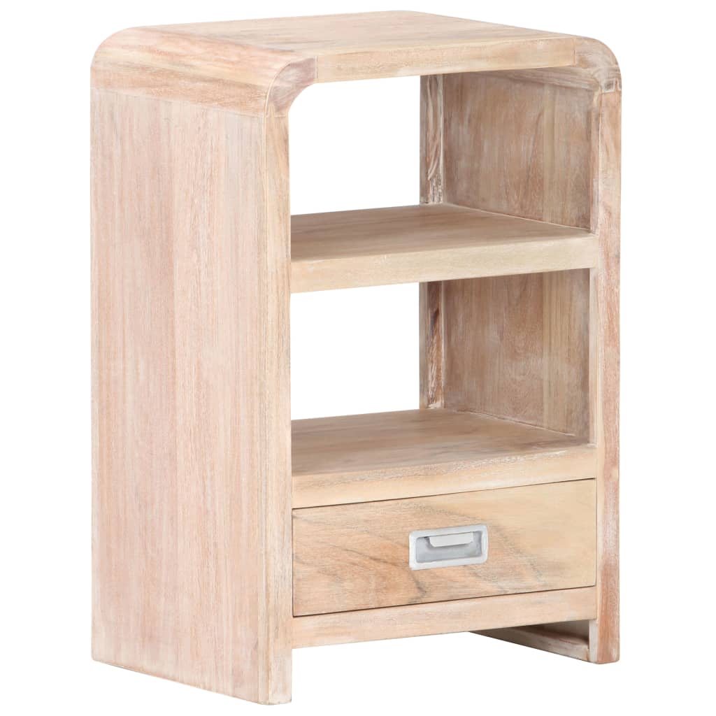 Comodino 40x30x60 cm in Legno Massello di Acacia | homemem39