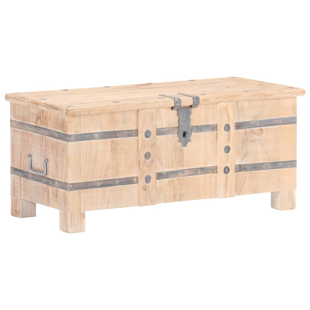 Baule 90x40x40 cm in Legno Massello di Acacia | homemem39