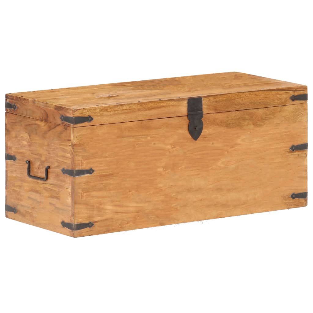 Baule 90x40x40 cm in Legno Massello di Acacia | homemem39
