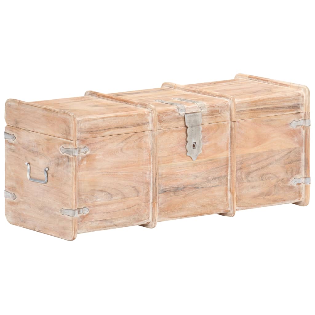 Baule 90x40x40 cm in Legno Massello di Acacia | homemem39