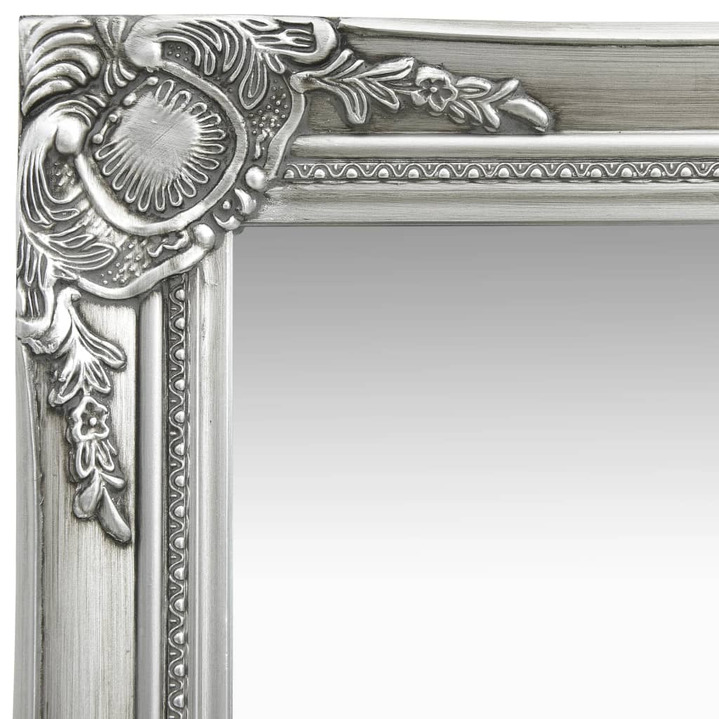 Specchio da Parete 40x40 cm Argento - homemem39