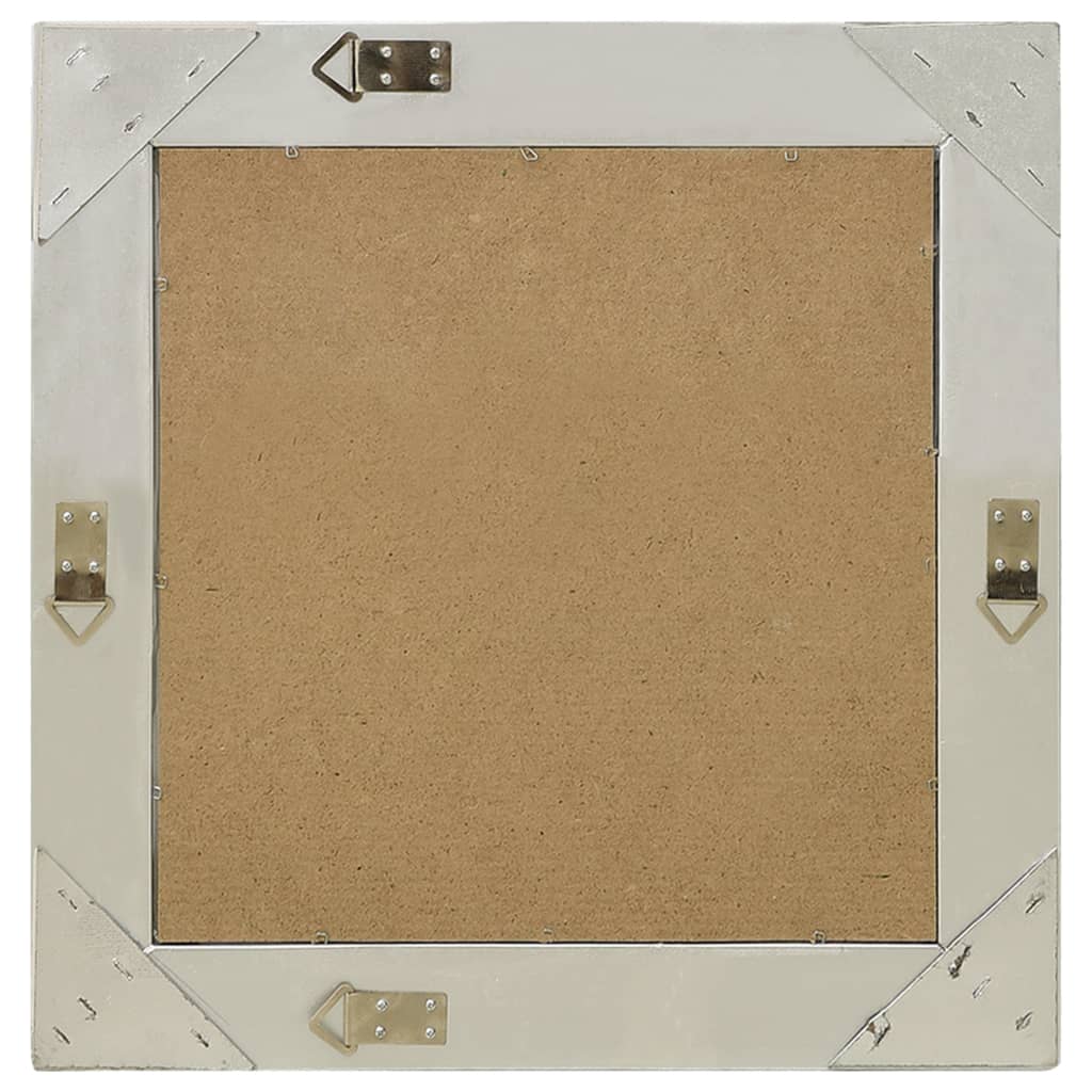 Specchio da Parete 50x50 cm Argento - homemem39