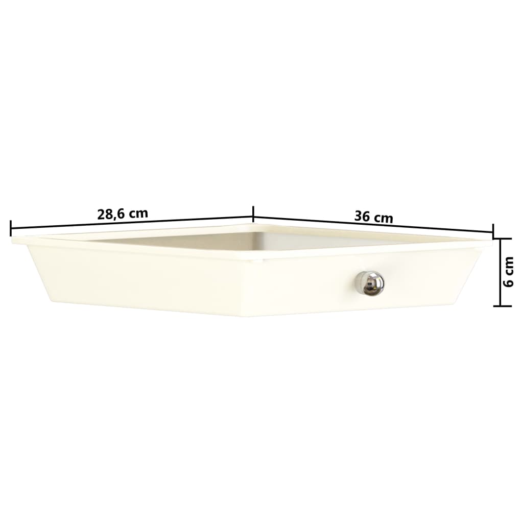 Carrello Portaoggetti Mobile con 10 Cassetti Bianco in Plastica | homemem39