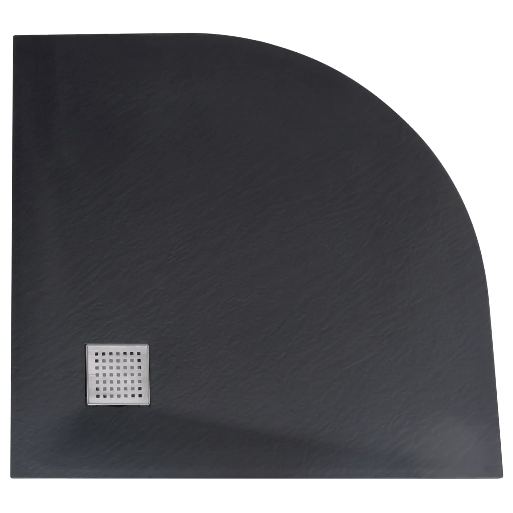Piatto Doccia in SMC Nero 90x90 cm - homemem39