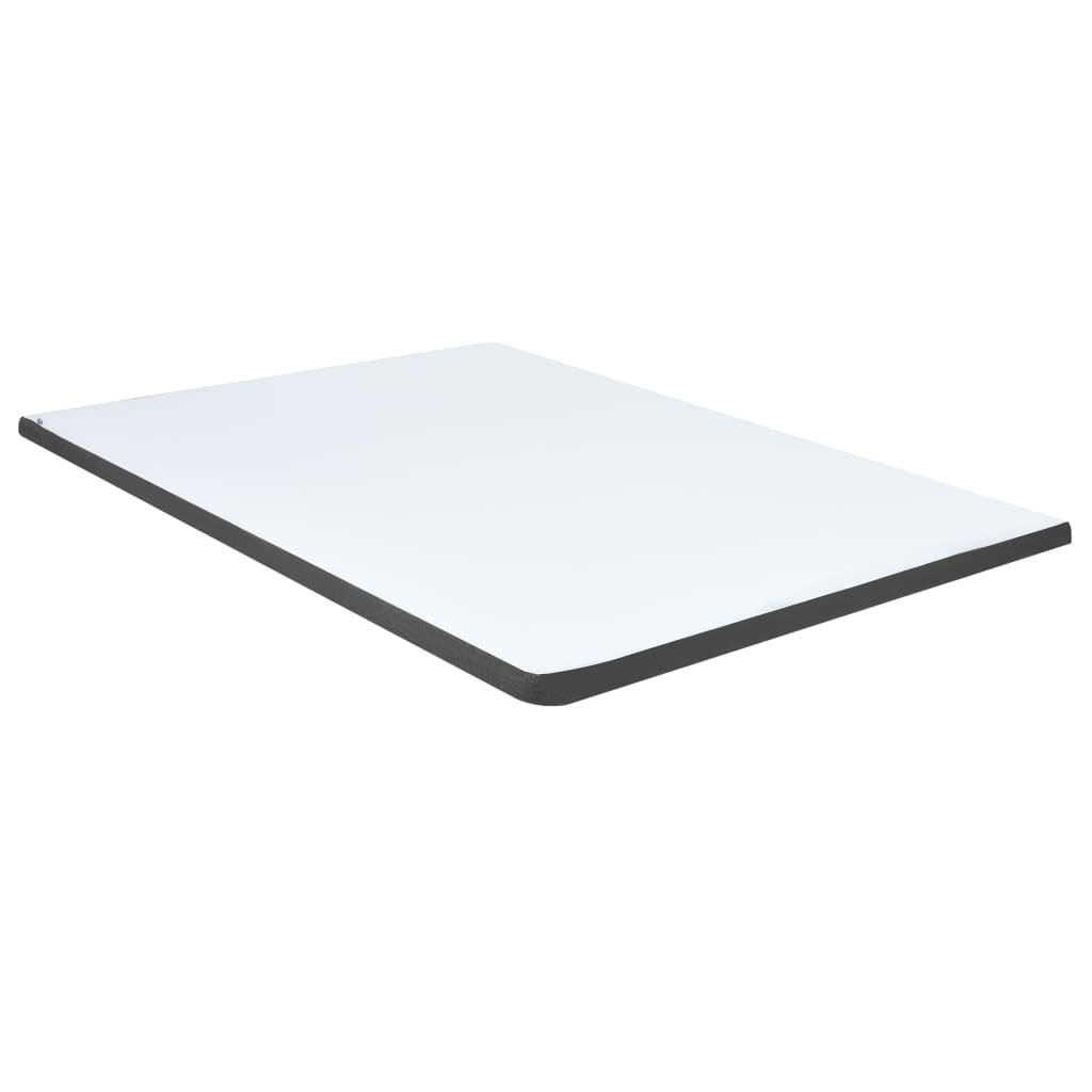 Letto a Molle Grigio Scuro in Tessuto 140x200 cm | homemem39