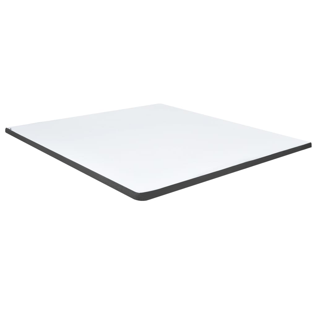 Letto a Molle Grigio Scuro in Tessuto 160x200 cm
