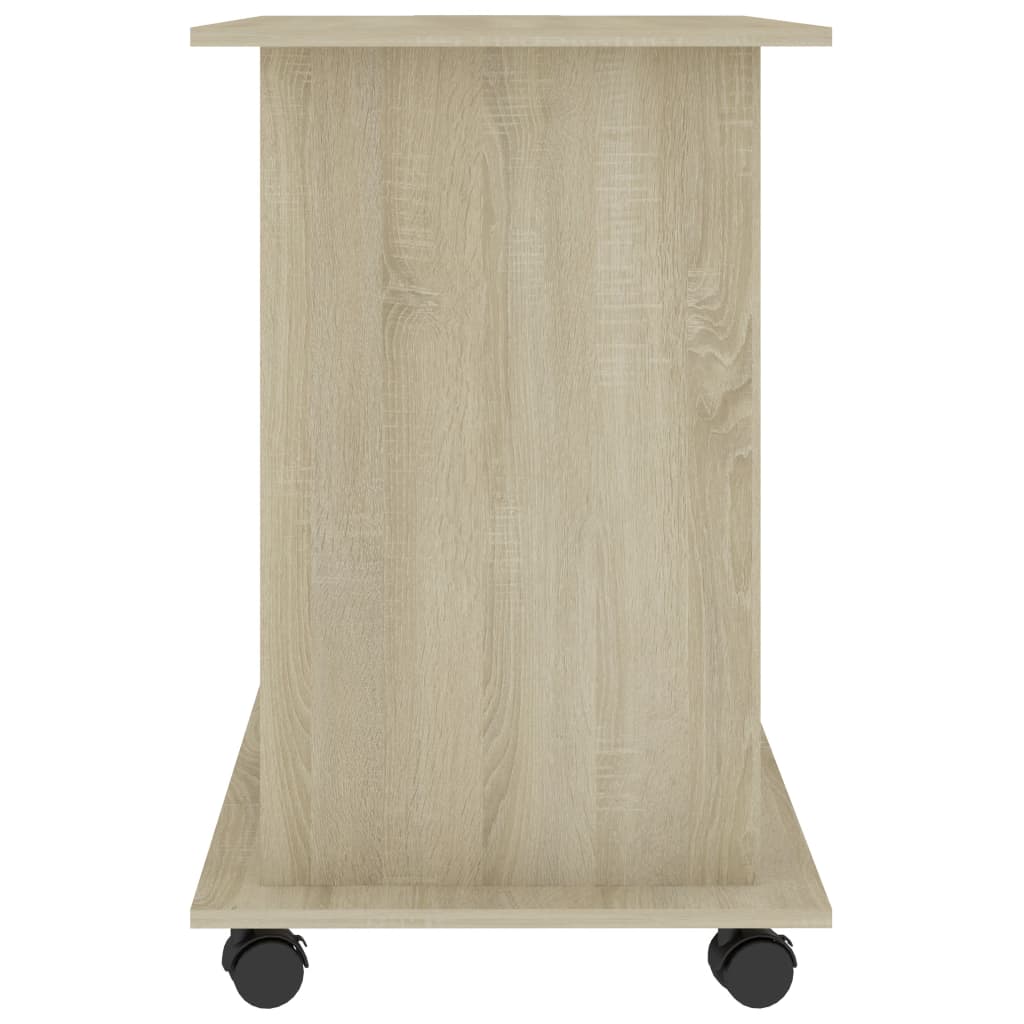 Scrivania Computer Rovere Sonoma 80x50x75 cm Legno Multistrato - homemem39